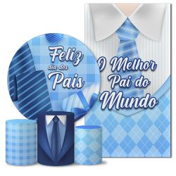 Trio Capas + Painéis Casado Tema Dia dos Pais 4 Veste Fácil - 00031768E - ESTAMPARIA NET 