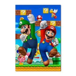 Painel Festa Retangular Mario e Luigi 2 - 0474 - ESTAMPARIA NET 
