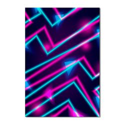 Painel Festa Retangular Neon Abstrato - Neon 2 - ESTAMPARIA NET 