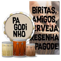 Trio Capas + Painéis Casado Pagodinho Veste Fácil - 00035165E - ESTAMPARIA NET 