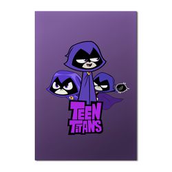 Painel Festa Retangular Teen Titans Ravena - 0740 - ESTAMPARIA NET 