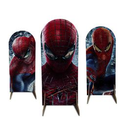 Trio Capa Painel Romano Tema Homem Aranha Veste Fácil - 02 - ESTAMPARIA NET 