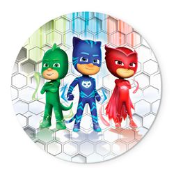 Painel Redondo Temático Pj Masks 2 Veste Fácil C/ Elástico - 1310 - ESTAMPARIA NET 