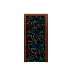 Capa de Porta Veste Facil Com Elástico Tema Animais Neon - 1186 - ESTAMPARIA NET 