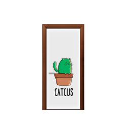 Capa de Porta Tema Cat Cus - 1758 - ESTAMPARIA NET 