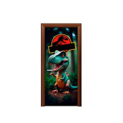 Capa de Porta Veste Facil Com Elástico Tema Dino 2 - 1281 - ESTAMPARIA NET 