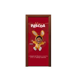Capa de Porta Tema Feliz Pascoa 3 - 1454 - ESTAMPARIA NET 