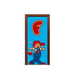 Capa de Porta Tema Fofão 2 - 1367 - ESTAMPARIA NET 