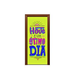 Capa de Porta Tema Otimo Dia - 1648 - ESTAMPARIA NET 