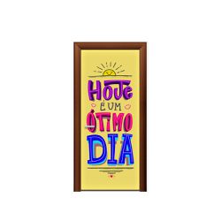 Capa de Porta Tema Otimo Dia 2 - 1649 - ESTAMPARIA NET 