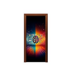 Capa de Porta Tema Tdah - 1366 - ESTAMPARIA NET 