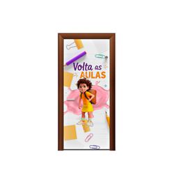 Capa de Porta Veste Facil Com Elástico Tema Volta ás Aulas 2 Meninas - 1268 - ESTAMPARIA NET 
