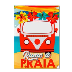 Painel Vazado Retangular Tema Praia - 1748 - ESTAMPARIA NET 