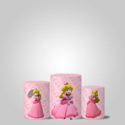 Trio Capas Cilindro Tema Princesa Peach - 9555 - ESTAMPARIA NET 