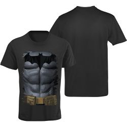 Camiseta Premium Batman Herói Preta - 00025077E - ESTAMPARIA NET 