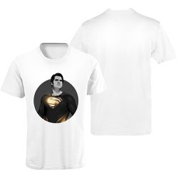 Camiseta Premium Black Superman Branca - 00025088E - ESTAMPARIA NET 