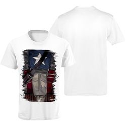 Camiseta Premium Capitain America Branca - 00025042E - ESTAMPARIA NET 