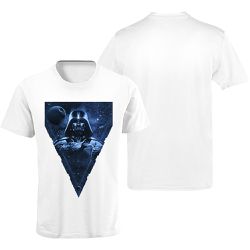 Camiseta Premium Darth Vader Branca - 00025110E - ESTAMPARIA NET 