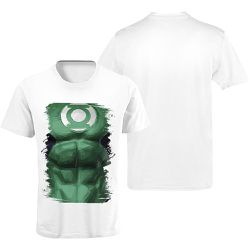 Camiseta Premium Lanterna Verde Branca - 00024943E - ESTAMPARIA NET 