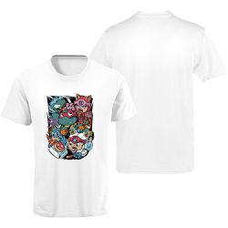 Camiseta Premium Personagens Branca - 00024886E - ESTAMPARIA NET 