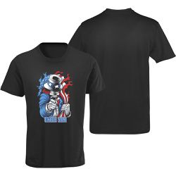 Camiseta Premium Uncle Sam Preta - 00024908E - ESTAMPARIA NET 