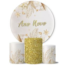 Trio Capas Cilindros + Painel Tema Feliz Ano Novo 2 Veste Fácil - 2897025317 - ESTAMPARIA NET 