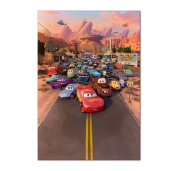 Painel Retangular Tema Radiator Springs - 1359 - ESTAMPARIA NET 