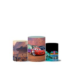 Trio Capas Cilindro Tema Radiator Springs - 1359 - ESTAMPARIA NET 