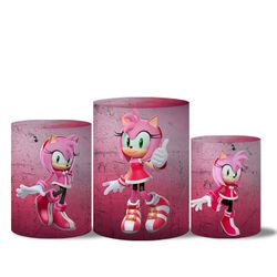 Trio Capas Cilindro Tema Rose Sonic Veste Fácil - 9509 - ESTAMPARIA NET 