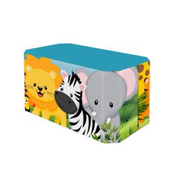 Capa de Mesa Tema Safari Novo - 1337 - ESTAMPARIA NET 