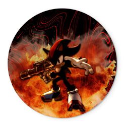 Painel Temático Sonic Shadow Veste Fácil C/ Elástico - 9521 - ESTAMPARIA NET 