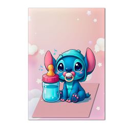 Painel Festa Retangular Stitch Baby - 9582 - ESTAMPARIA NET 