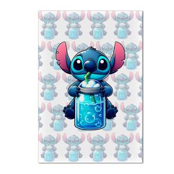 Painel Festa Retangular Stitch Guloso - 9584 - ESTAMPARIA NET 