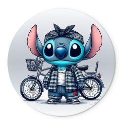 Painel Temático Stitch Rapper Veste Fácil C/ Elástico - 9585 - ESTAMPARIA NET 