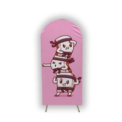 Capa Painel Romano Tema Sushi Ninja - 1693 - ESTAMPARIA NET 