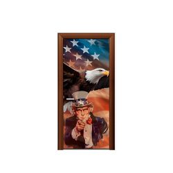 Capa de Porta Veste Facil Com Elástico Tema Tio Sam - 9586 - ESTAMPARIA NET 