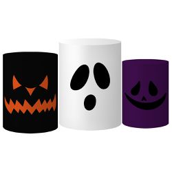 Trio Capas Cilindro Tema Halloween Monster Veste Fácil C/ Elástico - 00028745E - ESTAMPARIA NET 