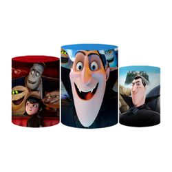 Trio Capas Cilindros Tema Hotel Transylvania Veste Fácil C/ Elástico - 0630 - ESTAMPARIA NET 