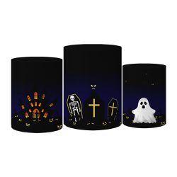 Trio Capas Cilindros Tema Halloween 4 Veste Fácil C/ Elástico - Halloween 4 - ESTAMPARIA NET 