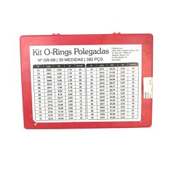 KIT O'RING - Polegada - Vermelha - 19054 - Estação Rolamentos