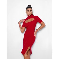 Vestido Paola Vermelho - VFV-011 - ESTILO IT