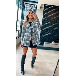 Blazer Tweed Azul - VFBTA02 - ESTILO IT