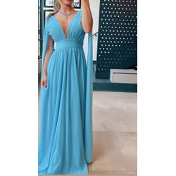 Vestido Pandora Azul Serenity - VL-PD-ASY-04 - ESTILO IT