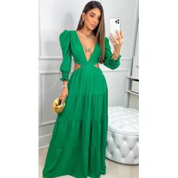 Vestido Lari Verde Bandeira - VFV-012 - ESTILO IT