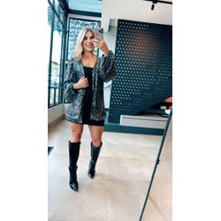 Kimono Paetê Prata - VFKP-01 - ESTILO IT
