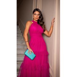 Vestido Brenda tule pink - VLBDTPK-001 - ESTILO IT