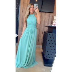 Vestido Romana Tule Verde Menta - VLRTVM-10 - ESTILO IT