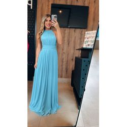 Vestido Romana Tule Azul Serenity - VLRTAS-04 - ESTILO IT