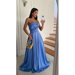 Vestido Helena Azul Serenity - VFVH-01 - ESTILO IT
