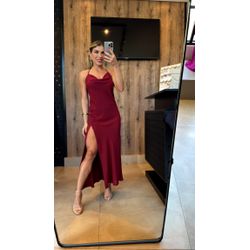 Vestido Laura Marsala - VFVLM-0005 - ESTILO IT